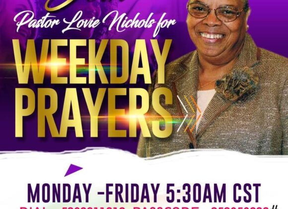 Weekly Prayer Teleconference with Pastor Lovie Nichols