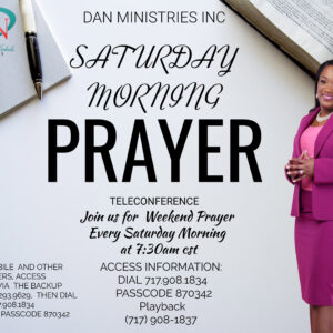 Saturday Morning Prayer Teleconference
