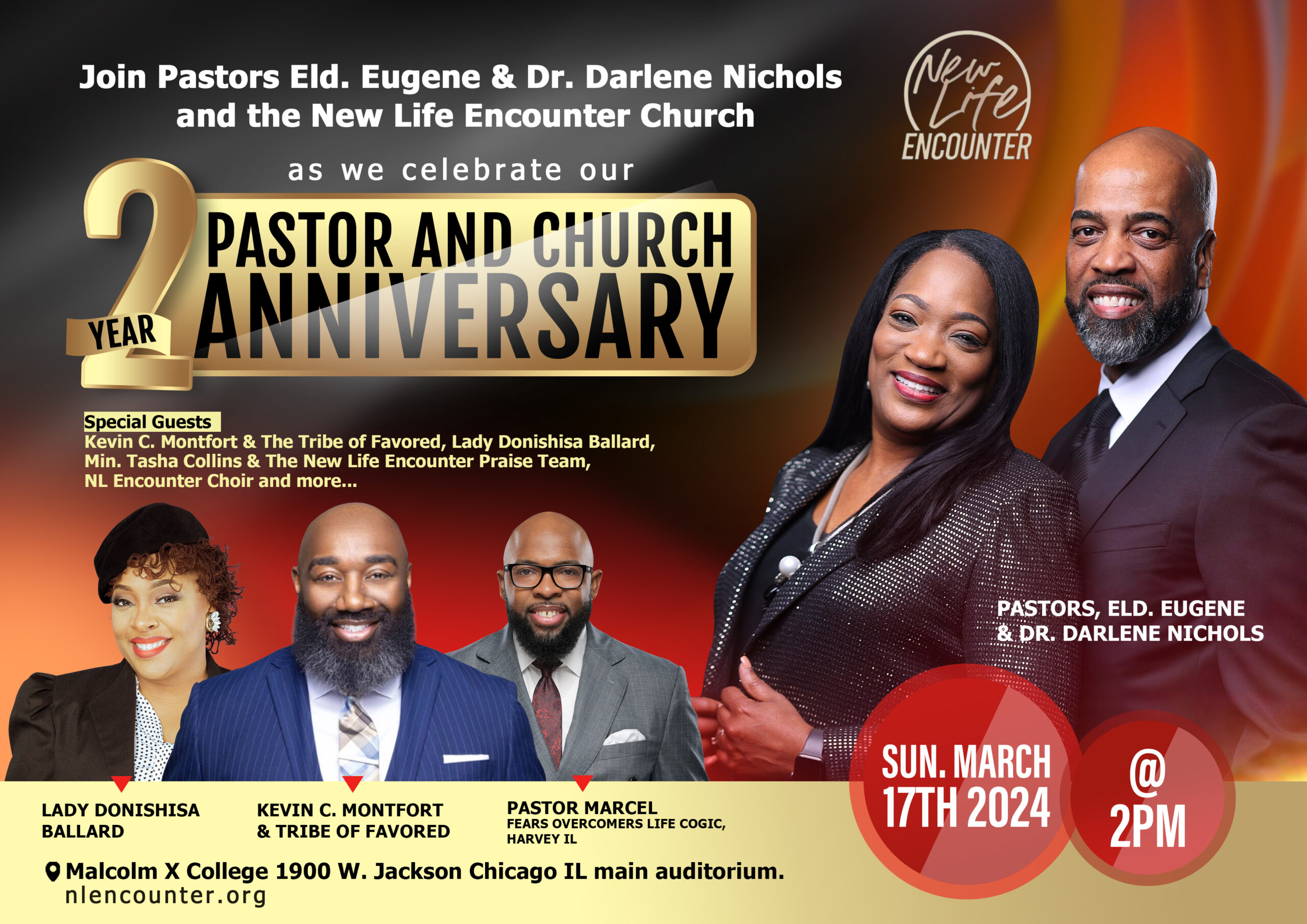 NLE'S 2nd Year Church & Pastor's Anniversary 03.17.24 2:00pm - New Life ...